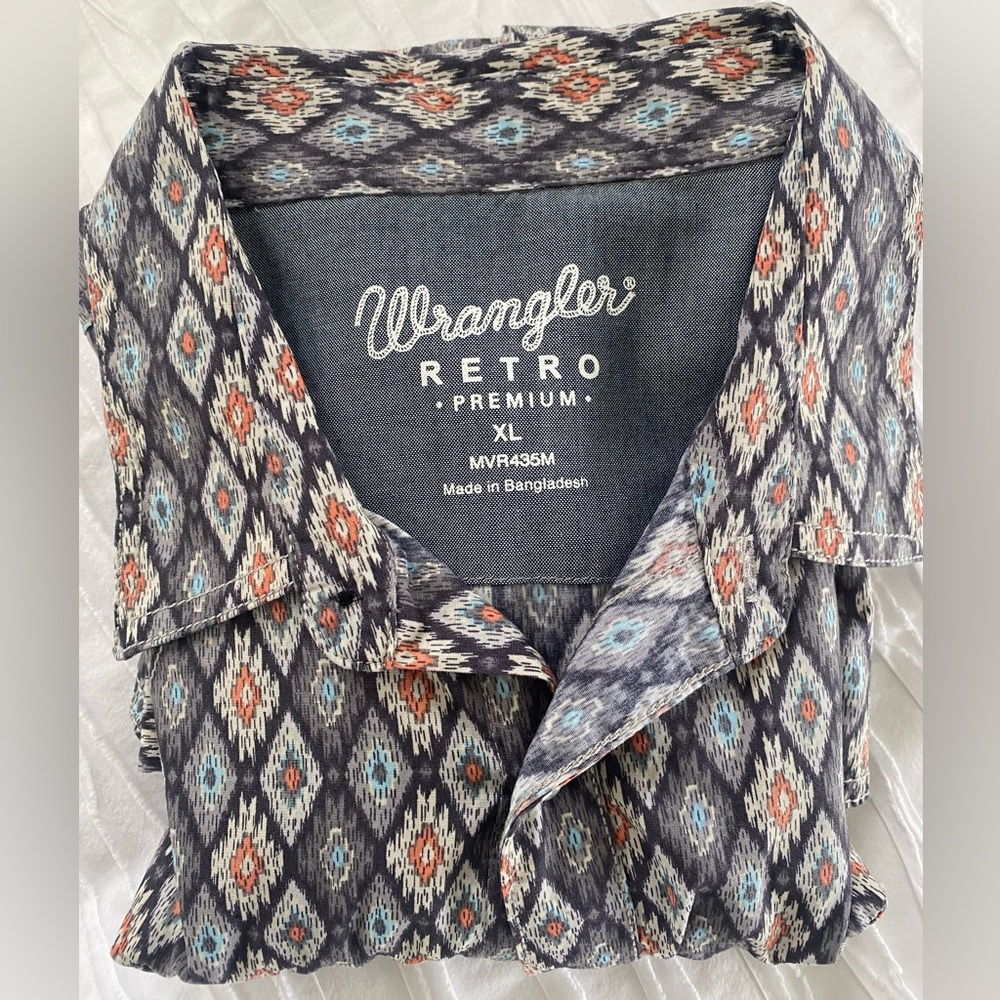 Wrangler retro men’s western long sleeve shirt
